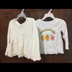 Lot of 2 girl tops